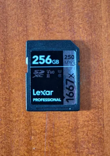 Cartão de Memória Lexar V60 1667X 256GB