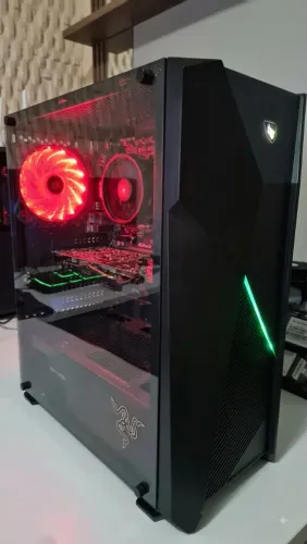 PC Gamer Completo AMD Ryzen 5 3200GT (16GB RAM + SSD 240GB) - Pronto para Uso So o PC.<br>