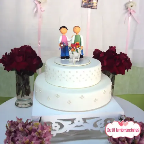 Casal de Biscuit - Bodas de 4 anos de Casados!