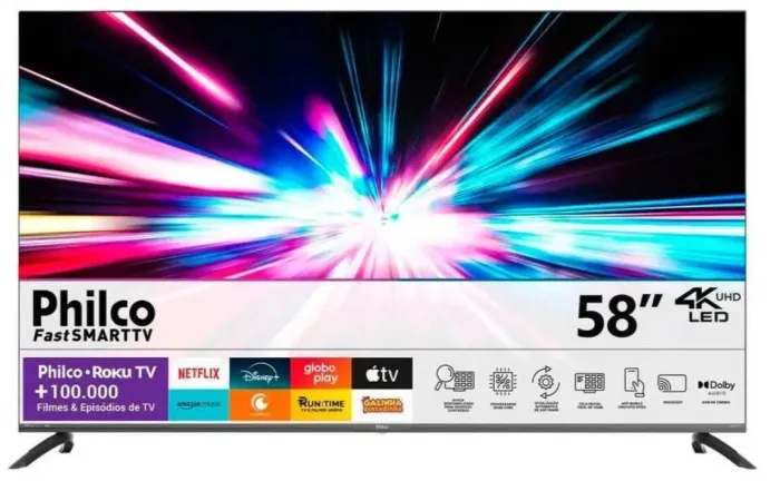 Smart Tv 58 4k P58cra Led Roku Tv