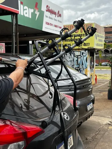 Suporte para 3 bicicletas aceito troca