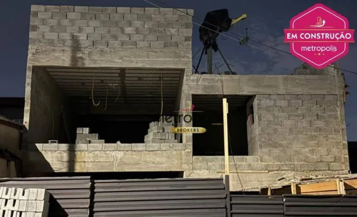 Sobrado com 3 dormitórios à venda, 117 m² por R$ 795.000,01 - Vila Palmares - Santo André/