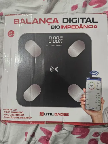 Balança digital de bioimpedância