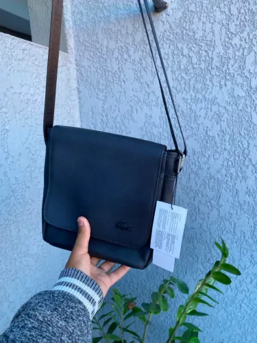 bolsa bag pasta masculina/feminina transversal original