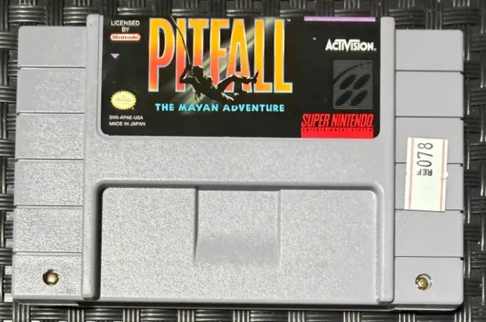 Pitfall The Mayan Adventure Original SNES Super Nintendo