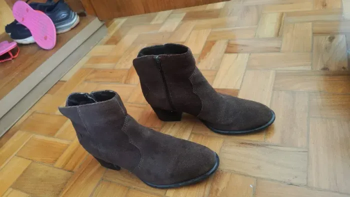 Bota Arezzo Marrom 37 - Semi Novo