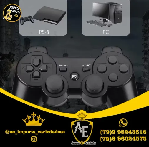 Controle Ps3 Sem fio