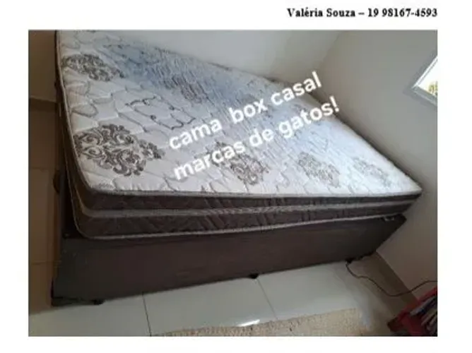 Cama Box Casal c/ colchão 