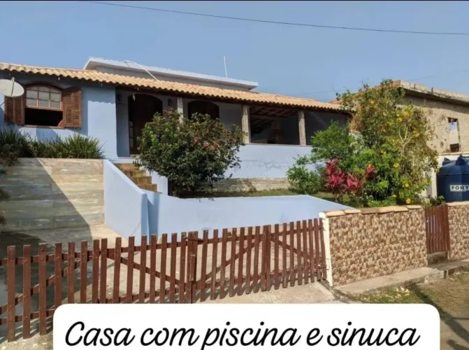 Casa quadra do mar, sinuca e piscina
