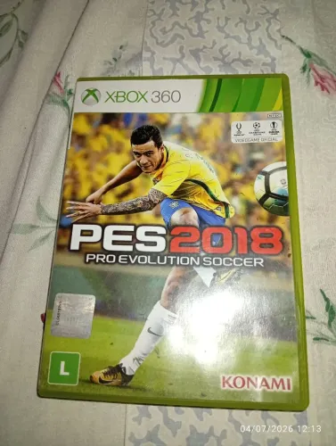 Pes 18 xbox 360 com pouco uso