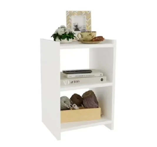 Mesa de Cabeceira branca para quarto