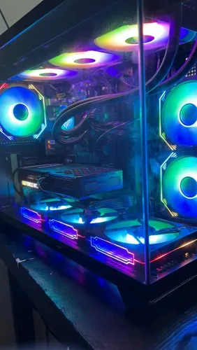RYZEN 55600 GT + RTX 3060 OC + GABINETE AQUÁRIO