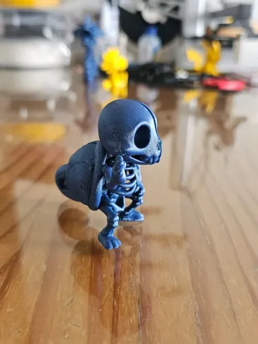 Esqueleto tartaruga azul