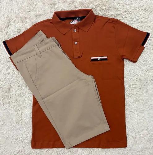 Camisa Polo e Bermuda Sarja 