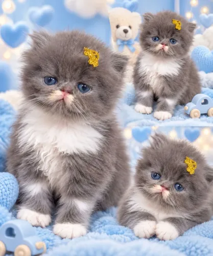 Filhotes de gato persa