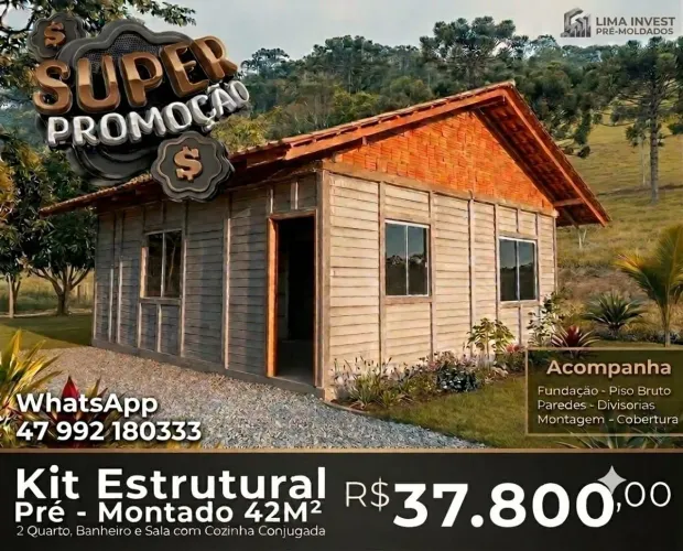 Saia do aluguel venha fazer sua casa em pré moldado
