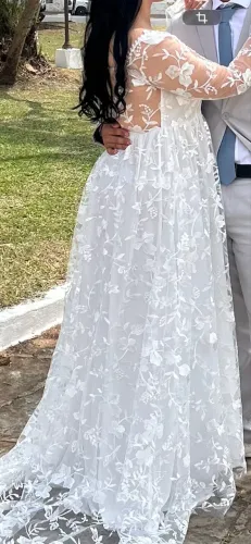 Vestido de noiva usado 1x