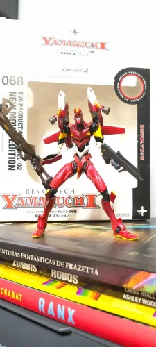 Evangelion Revoltech Action Figure Completo na Caixa Eva 02