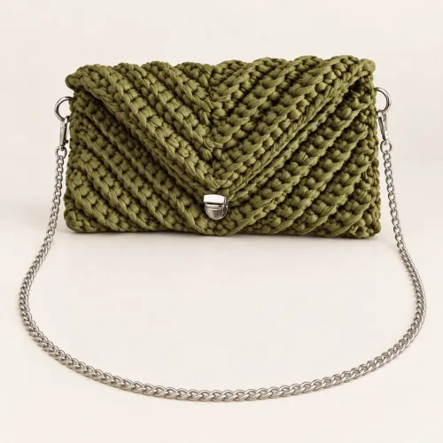 Bolsa elegante crochê