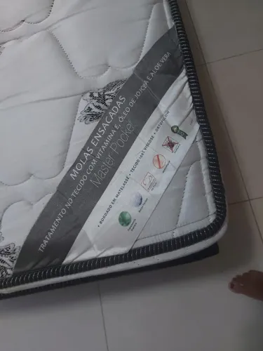 OPORTUNIDADE - CAMA BOX BAÚ ORTOBOM + COLCHÃO MASTER POCKET