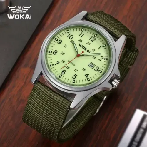 RELÓGIO MASCULINO PULSEIRA DE LONA