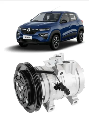 Compressor Ar Cond Renault Kwid 1.0 3 Cilindro 2017 Ate 2024