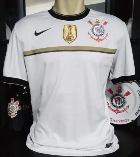 Camisa Oficial Corinthians Treino c/ Patch Mundial 2012 G