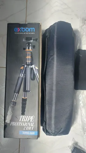 Tripé 2 em 1 Monopé para Câmeras e Celulares