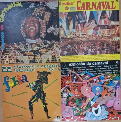 4 LPs Clássicos di Carnaval