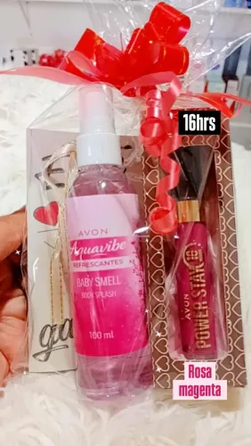 Acqua vibe body splash 100ml e batom Power Stay