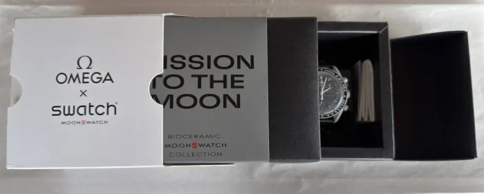 RELÓGIO OMEGA X SWATCH MOONSWATCH - MISSION TO THE MOOM- ORIGINAL