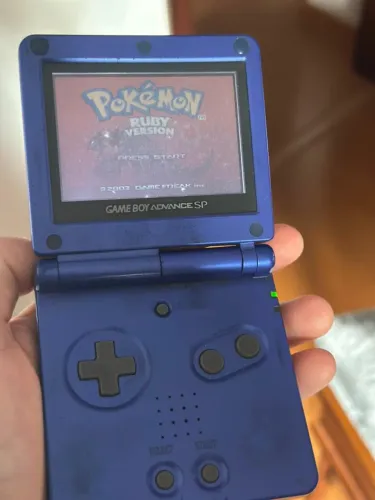 Game Boy Advance SP Azul (Item de Coleção)
