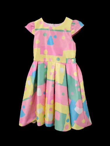 Vestido Infantil Málagah - Tamanho 10 anos - Lindo e Colorido!