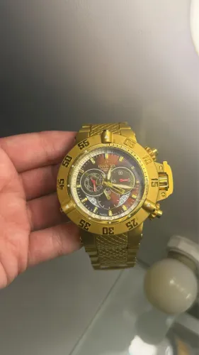 Relógio ORIGINAL Invicta Subaqua Noma III Dourado.