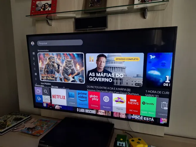 TV Samsung 50' LED Ultra HD 4K Funcionando