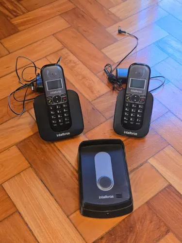 Kit Interfone Intelbras TIS 5010 + Ramal TS 5121 ? Testado e Funcionando