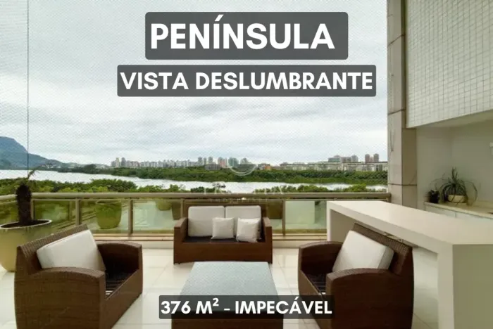 Imóvel para venda tem 369 metros quadrados com 5 quartos em Barra da Tijuca - Rio de Janei
