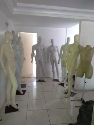 Um Lote de 8 manequins, sendo tipo Claudia Raia, Fitness e bombados. Usados