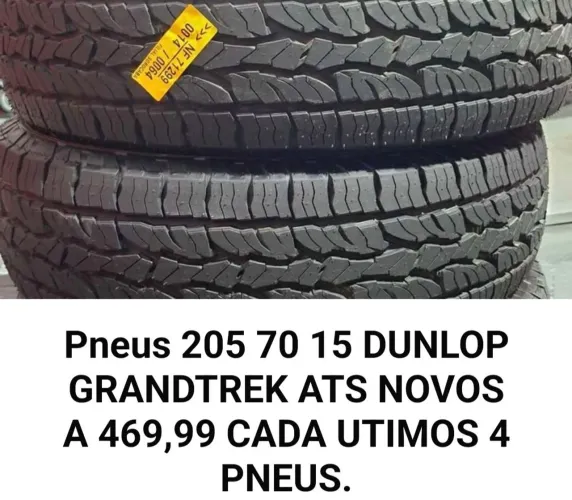 2 Pneus novos 205 70 15 DUNLOP nacional  orig strada.