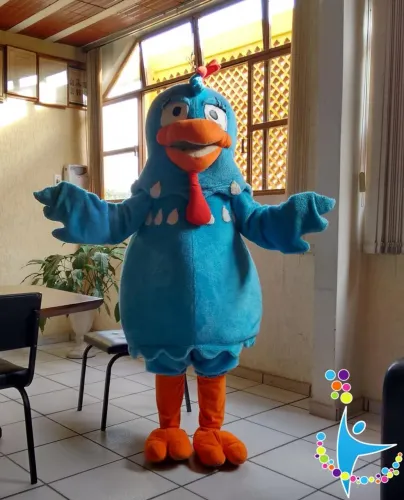 Fantasia de personagem vivo da Galinha Pintadinha