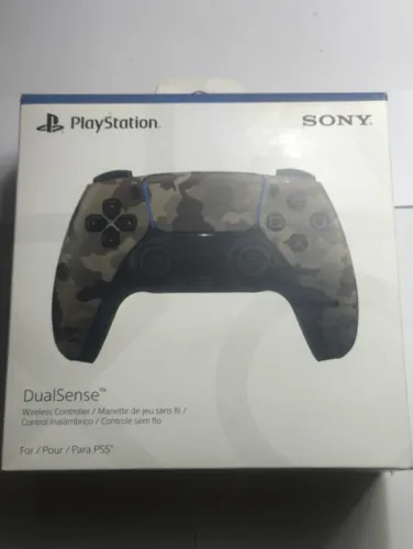 Controle Joystick Sem Fio Dualsense Ps5 Grey Camouflage Camuflado