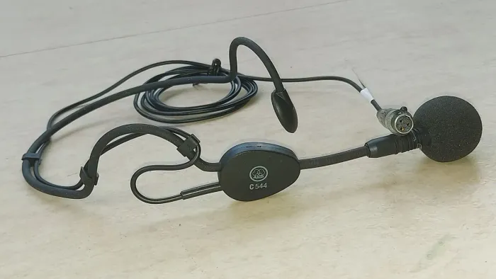 Microfone headset AKG C544. Produto novo, trazido de NY.
