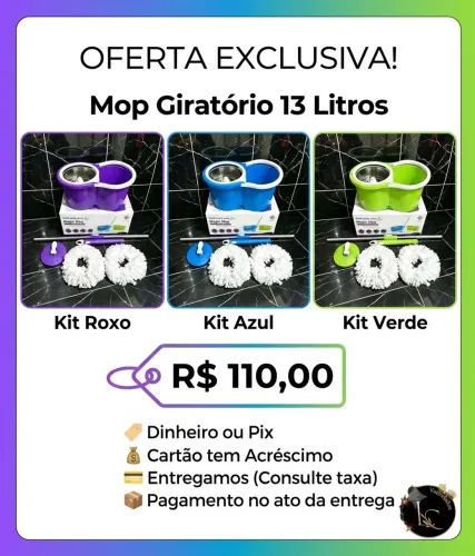 MOP GIRATÓRIO 13LITROS 