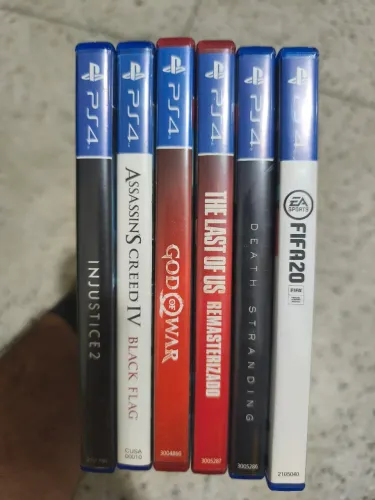 Coleção de Jogos PS4 -