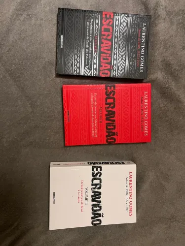 Coleção trilogia Escravidão Laurentino Gomes