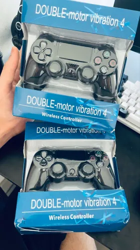 CONTROLE PS4 COM FIO ? NOVO