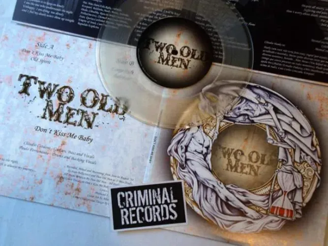 Two Old Men - Don't kiss me Baby EP Deathrock Chrome Division Hellhammer Venom