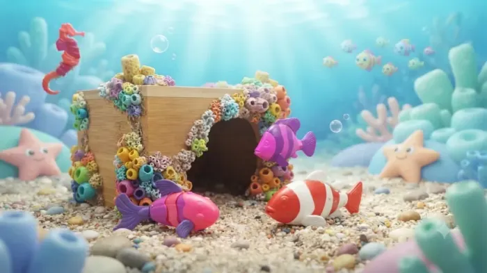 Exemplares Kinder Ovo anos 90 - Peixes
