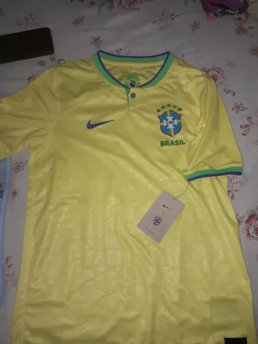 Camisa Brasil Feminina Original P (Nova c/ Etiqueta) ?