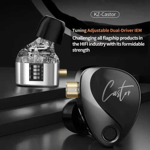 Loja Mundo - KZ Castor Bass Lacrado Fones de ouvido original
